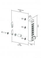 Electronic cabinet lock L200 2
