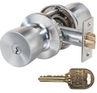 Restricted Ilco IP8 Key Lockwood 530 Entrance Set