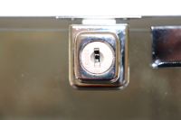 Glass door cabinet lock for single hinged doors 3