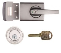 Restricted Ilco IP8 Key Lockwood 001 Deadlatch with Lever