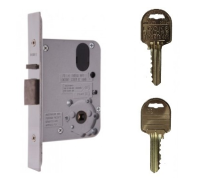 Lockwood 3572 SC Vestibule Mortice Lock on Ilco IP8 Restricted Keys