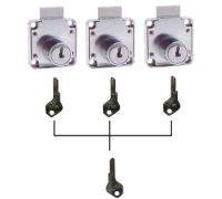 Master Keyed Cabinet Locks