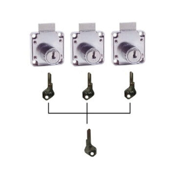 Master Keyed Cabinet Locks
