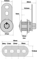 LK Cam Lock Tubular Keyway 2