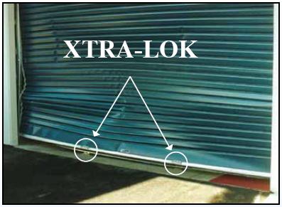 Roller Door Lock For Garage  Xtratec XL1A Floor Anchor-FREE POST