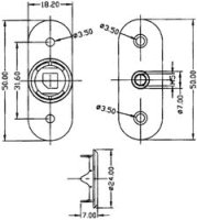 Push Lock 18mm Diameter 3