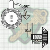 Combination Camlock 29mm 2