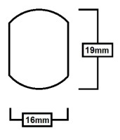 Round Face Camlock  22mm Keyed to Differ 2