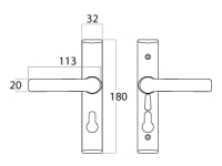 Lockwood 8654 Hinged Security Door Lock 2