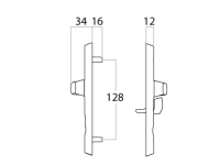 Lockwood 8654 Hinged Security Door Lock 3