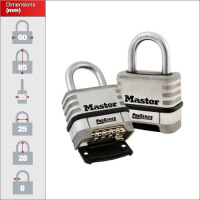 Master Pro Series 1174D Combination Padlock 2