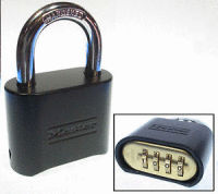 Master Combination Padlock 178BLK 6