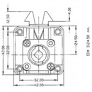 Tambour Door Lock Silver 3