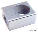 Lockbox for key in knob locksets or leversets