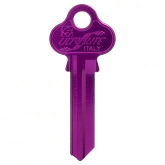 Silca Ultralite LW5 Purple Coloured Keys - Locks Galore