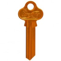 Silca Ultralite LW5 Orange Coloured Keys