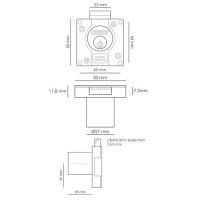 Carbine Cupboard and Drawer Lock 2