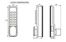 Gate Lock Digital Deadbolt ATLAS LG203 2