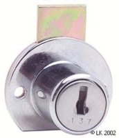 FL Round Base Cupboard Lock