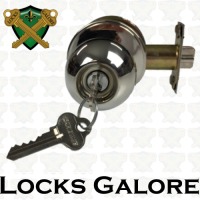 Carbine Bright Chrome Lockset