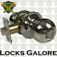 Carbine Bright Chrome Lockset 3