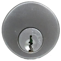 Restricted ILCO IP8 Key Rim Cylinder Satin Chrome 2