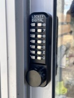 Lockey 2500 Digital Sliding Door Lock Black 2
