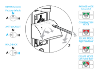 Lockwood 3772 Universal Primary Lock 60mm Backset SS 3