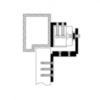 L + Z Bracket for LOX LEM3500 & LEM4700FS Magnetic Locks 2