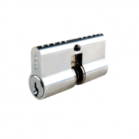 Brava Urban Tri-lock Cylinder TE2 KD Satin Chrome & Rekeyable