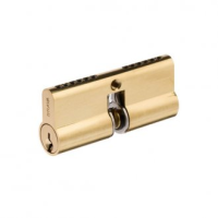 Brava Urban Tri-lock Cylinder LW5 KD Polished Brass & Rekeyable