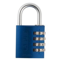 Abus Padlock 145/40 Blue Body 4 Wheel Combo