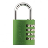 Abus Padlock 145/40 Green Body 4 Wheel Combo