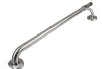 Lencare Sliding Grab Rail 32mm X 1000mm Brushed 2