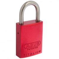 Abus 83/40 Red Padlock 25mm Shackle