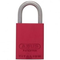 Abus 83/40 Red Padlock 25mm Shackle 2