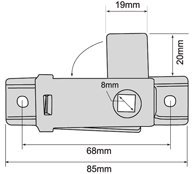 Lenlok Square Drive Cabinet Lock 2