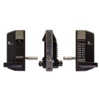 Borg Digital Gate Lock Marine Grade Pro Black 3400 Lever ECP