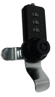 7440 Combination Cam Lock Black 2