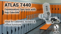 7440 Combination cam lock 3