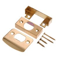 Rebate Kit for Locksets Polished Brass