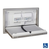 Stainless Steel Recessed Horizontal Baby Change Station 2