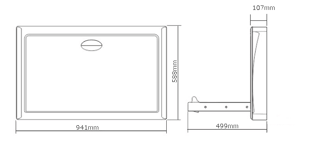 baby changing unit