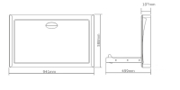 Stainless Steel Surface Mounted  Horizontal Baby Change Station 2