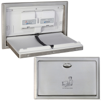 Stainless Steel Surface Mounted  Horizontal Baby Change Station