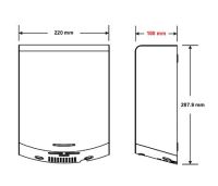 Metlam Eclipse Auto Hand Dryer ML_ECLIPSE01_WHT 4