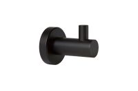 Satin Matte Black Hat & Coat Hook DESIGNER_2709 3