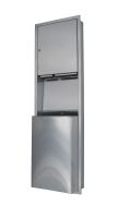 Recessed Paper Towel Dispenser & 49L Waste Receptacle