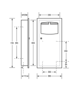 Recessed 9L Waste Receptacle 2