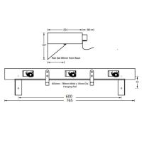 Utility Shelf with Hooks & Mop/Broom Holder 2